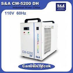 100W 1000600mm CO2 Laser Cutting Engraving Machine S&A CW-5200 Cool Chiller CA