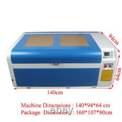 100W 1060 CO2 Laser Cutting Machine RUIDA DSP System Auto-Focus CW-5000Chiller