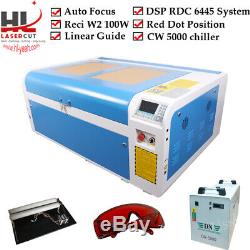 100W 1060 RUIDA DSP CO2 Laser Cutting Engraver Machine Auto Focus RECI US Stock