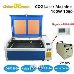 100W CO2 1060 Laser Machine Cutting USB Auto-Focus Engraver DSP Laser Machine US