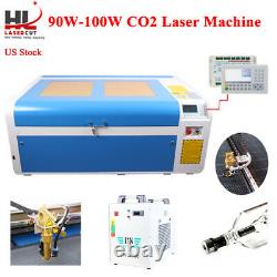 100W CO2 Laser Engraving Cutting Machine HL Laser Cutter with RD Controller