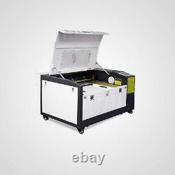 100W CO2 Laser Engraving and Cutting Machine 16''x24'' LaserDRAW Motor Z Axis