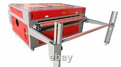 100W HQ1610 CO2 Laser Cutting Machine/Auto Roll Feeding Conveyor fabrics 6339