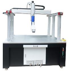 100W JPT Fiber Laser Marking Machine Metal Cut Engraver jewerly 600600MM FDA CE