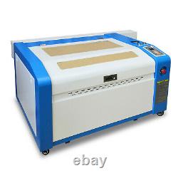 100W RUIDA CO2 Laser 600x400mm Engraver Cutting FDA Machine CW-3000 Chiller