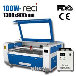 100W Reci CO2 Laser Engraving Machine for Non-Metal Cutting/Engraving 1300x900mm