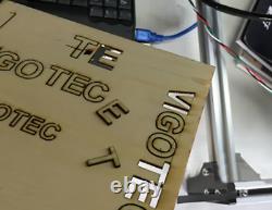 10W Laser CNC 2017cm 2-Axis Engraving Machine DIY Kit Leather Wood Cutting