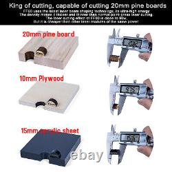 10W Laser Engraving Cutting Machine Ultra-thin 0.08mm Fixed-focus 37x37cm N9Y6