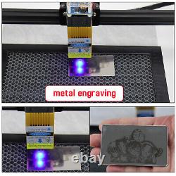 10W Laser Engraving Cutting Machine Ultra-thin 0.08mm Fixed-focus 37x37cm S6S4