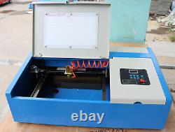 110V 40W CO2 Laser Engraving Cutting Machine Engraver Cutter 12 x 8 in Print