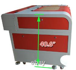110V100W CO2 Laser Engraving Cutting Machine Engraver Cutter Chiller 12090cm