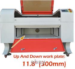 110V100W CO2 Laser Engraving Cutting Machine Engraver Cutter Chiller 12090cm