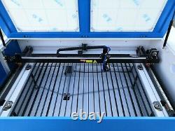 130W CO2 Laser Cutting Machine 1000600mm Electric Laser Engraver Water Chiller
