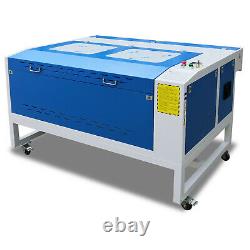 130W CO2 Laser Cutting Machine 1000600mm Electric Laser Engraver Water Chiller