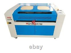130W HQ1290 Laser Engraving Cutting Machine Cutter Fabric Acrylic Leather 4735