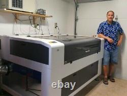 130W RECI CO2 Laser Cutting Machine Laser Cutter Laser Engraving Engraver 1390