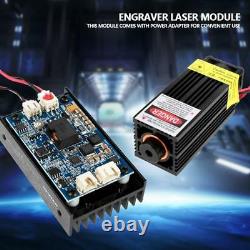 15W Laser Head Engraving Module with TTL450nm Blu-ray Wood Carving Cutting Tool
