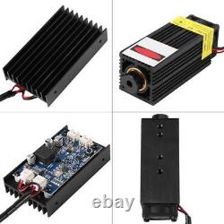15W Laser Head Engraving Module with TTL450nm Blu-ray Wood Carving Cutting Tool