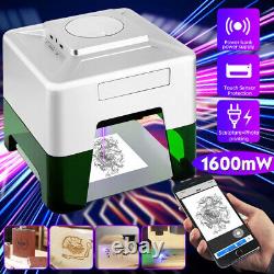 1600mw bluetooth CNC Laser Engraving Machine Desktop Mini Laser Printer 510dpi