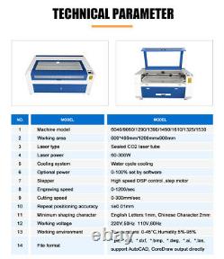 180W CO2 Laser Cutting Machine RECI W8 Linear Module Laser Engraver 1300900mm