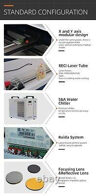180W RECI W8 Module CO2 Laser Cutting Machine 1300X900mm Laser Engraver Cutter