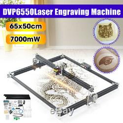2-Axis Metal Laser Engraving Machine 7000mW 65x50cm Engraver Cutting USB