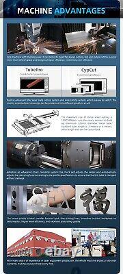 2000W Fiber Laser Cutting Machine 15003000mm Sheet Metal And Tube Laser Cutter