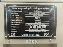 200W 1690 CO2 Laser Engraving Cutting Machine/MDF Wood Acrylic Foam Cutter 6335