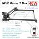 2020 Neje Master 2s Max 40w Cnc Professional High Power Laser Cutting Machine