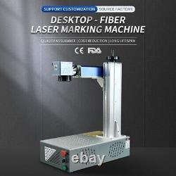 20W MAX 110V Fiber Laser Marking Machine Metal Cut Gold Silver Engraver CE FDA
