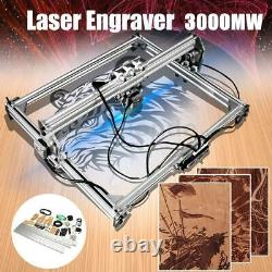 3000MW 65x50cm Laser Engraving Machine Tool Kit DIY Cutting Engraver Desk