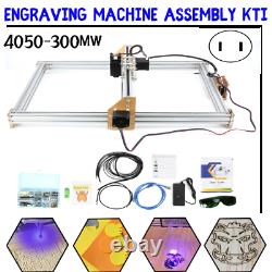 300MW 59x45cm DIY Laser Engraving Cutting Machine Engraver Printer Desktop