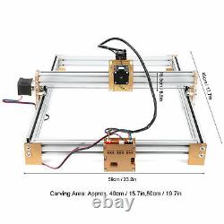 300mW Laser Engraving Cutting Machine DIY Kits Desktop Gift Printer 100-240VAC