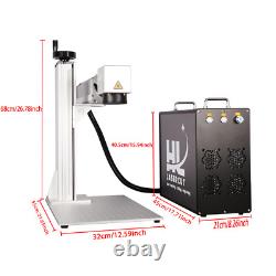 30W MAX Fiber Laser Marking Machine Fiber Laser Engraver with 175×175mm Lens FDA