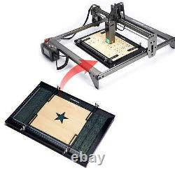 380x284x22mm Laser Cutting Worktable Engraving Machine Platform Kit with Clamp