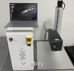 3D 100W RAYCUS fiber laser CUT machine 3D GUNSmark ezcad 3 auto laser focus FDA