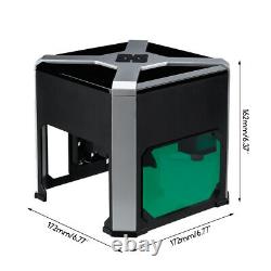 3D Laser Engraving Cutting Machine Desktop USB DIY Logo Mark Printer US