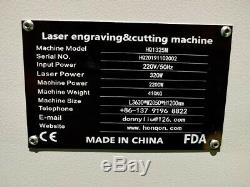 400W HQ1325M CO2 Metal Steel/MDF Plywood Laser Cutting Machine Cutter/48 feet