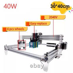 40W 3040cm DIY Mini Laser Engraving Cutting Machine Desktop Gift Printer Metal