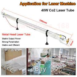 40W CO2 Laser Tube For 3020 Laser Engraving Cutting Machine Engraver 700mm x50mm