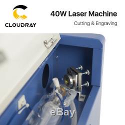 40W CO2 Stamp Laser Engraving Cutting Machine Engraver USB Port High Precise