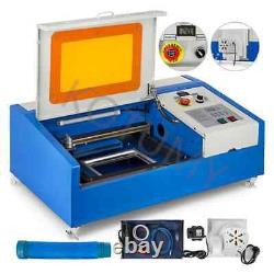 40W CO2 USB Laser Engraving Cutting Machine Engraver Cutter With Digital Display