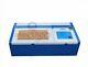 40w Small Laser Engraver Engraving Cutting Machine 200x100mm Withgold Plate 220 Ca