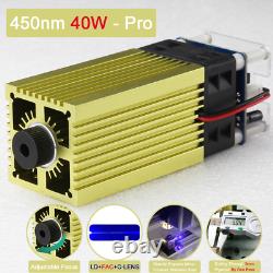 450nm 40W(5W Output Optical Power) Laser Module Head for Laser Engraving Cutting