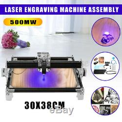 500mw 30x38CM A3 Mini DIY Laser Engraver Engraving Machine CNC Printer Cutting