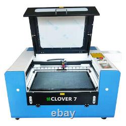 50W CO2 Laser Cutter Engraving Machine 700mm x 500mm Honeycomb RUIDA Controller