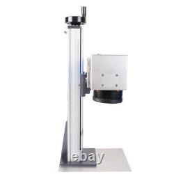50W JPT Fiber Laser Marking Machine with 80mm Rotary 175mm Lens JCZ Board US Shi