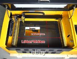 50W USB CO2 Laser Engraving Cutting Machine Engraver 3050 Carving Premium New
