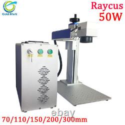 50w Raycus fiber laser marking machine for cutting metal gold silver jewelry EU