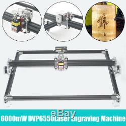 6000mw 60x50cm USB CNC Laser Engraver Cutter Marking Wood Cutting Machine